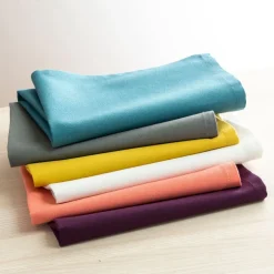 Becquet Serviettes de table coton uni Lauréat - Lot de 6< Serviette De Table|Nappe Unie