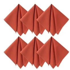 Becquet Serviettes de table coton uni Lauréat - Lot de 6< Serviette De Table|Nappe Unie