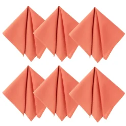 Becquet Serviettes de table coton uni Lauréat - Lot de 6< Serviette De Table|Nappe Unie