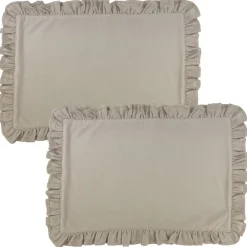 Becquet Sets de table à volant - Lot de 2 - CRÉATION< Set De Table, Chemin De Table|Nappe Unie