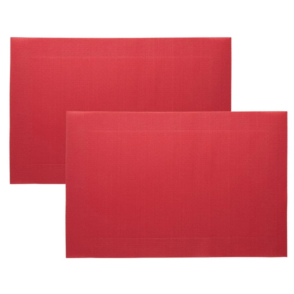 Becquet Sets de table rectangulaires colorés - Lot de 2< Set De Table, Chemin De Table
