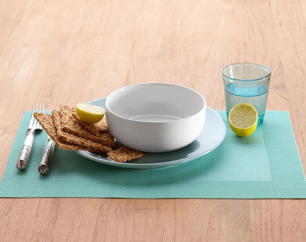 Becquet Sets de table rectangulaires colorés - Lot de 2< Set De Table, Chemin De Table