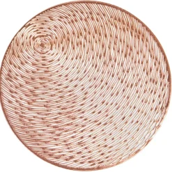 Becquet Sets de table ronds effet métallisé – Lot de 2< Set De Table, Chemin De Table