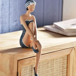Becquet Statuette femme années 30< Statuette, Figurine|Décoration