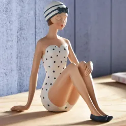 Becquet Statuette femme années 30< Statuette, Figurine|Décoration