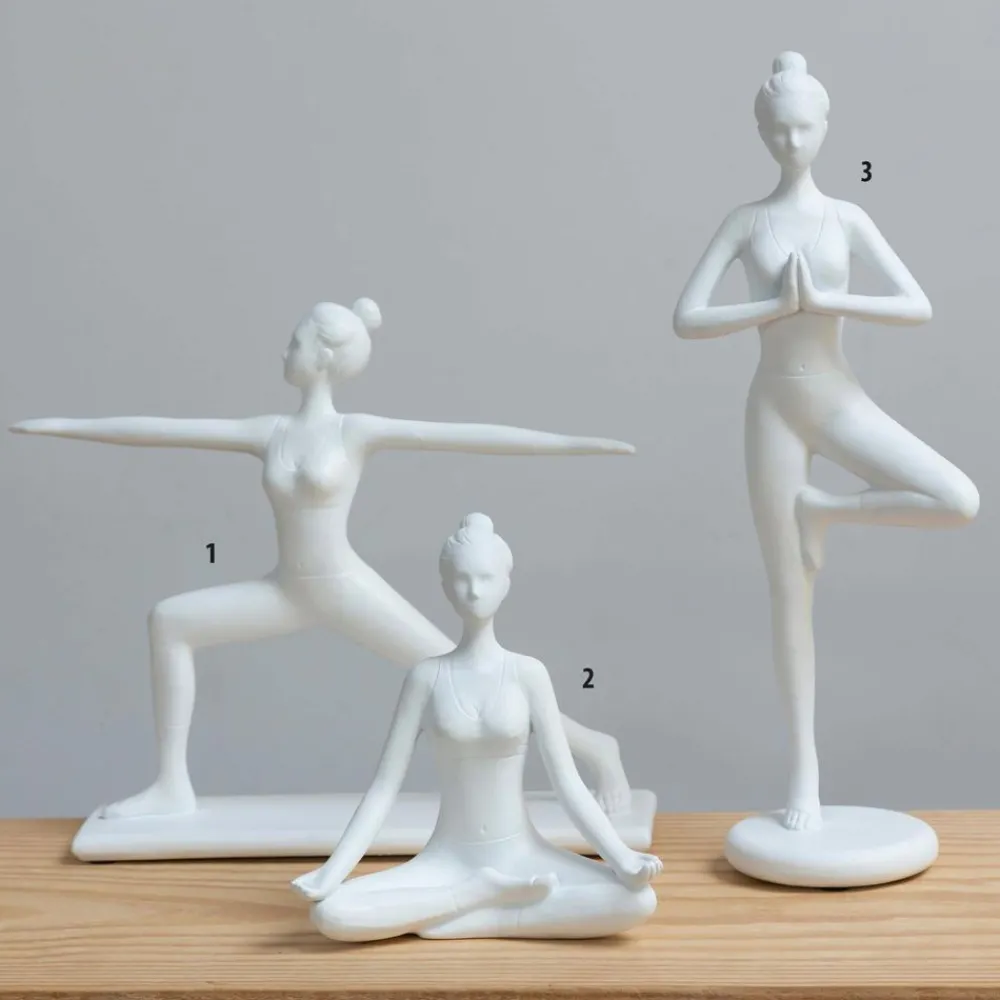 Becquet Statuette femme yoga<Enfant Décoration Enfant, Tapis Enfant|Statuette, Figurine