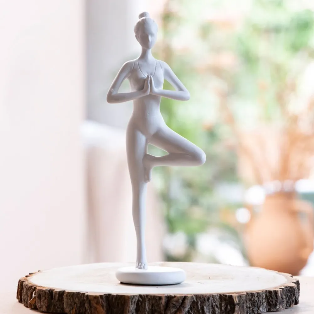 Becquet Statuette femme yoga<Enfant Décoration Enfant, Tapis Enfant|Statuette, Figurine