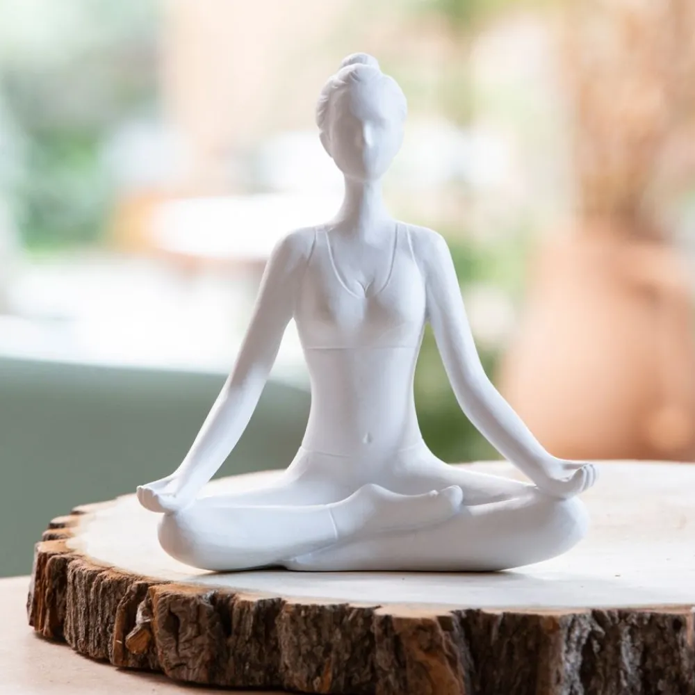Becquet Statuette femme yoga<Enfant Décoration Enfant, Tapis Enfant|Statuette, Figurine