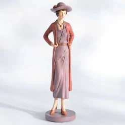Becquet Statuette rétro femme au manteau - CRÉATION< Statuette, Figurine|Décoration