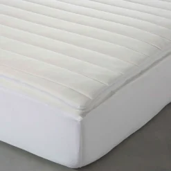 Becquet Surmatelas mémoire de forme + housse - ERGONOMIQUE - accueil moelleux< Surmatelas