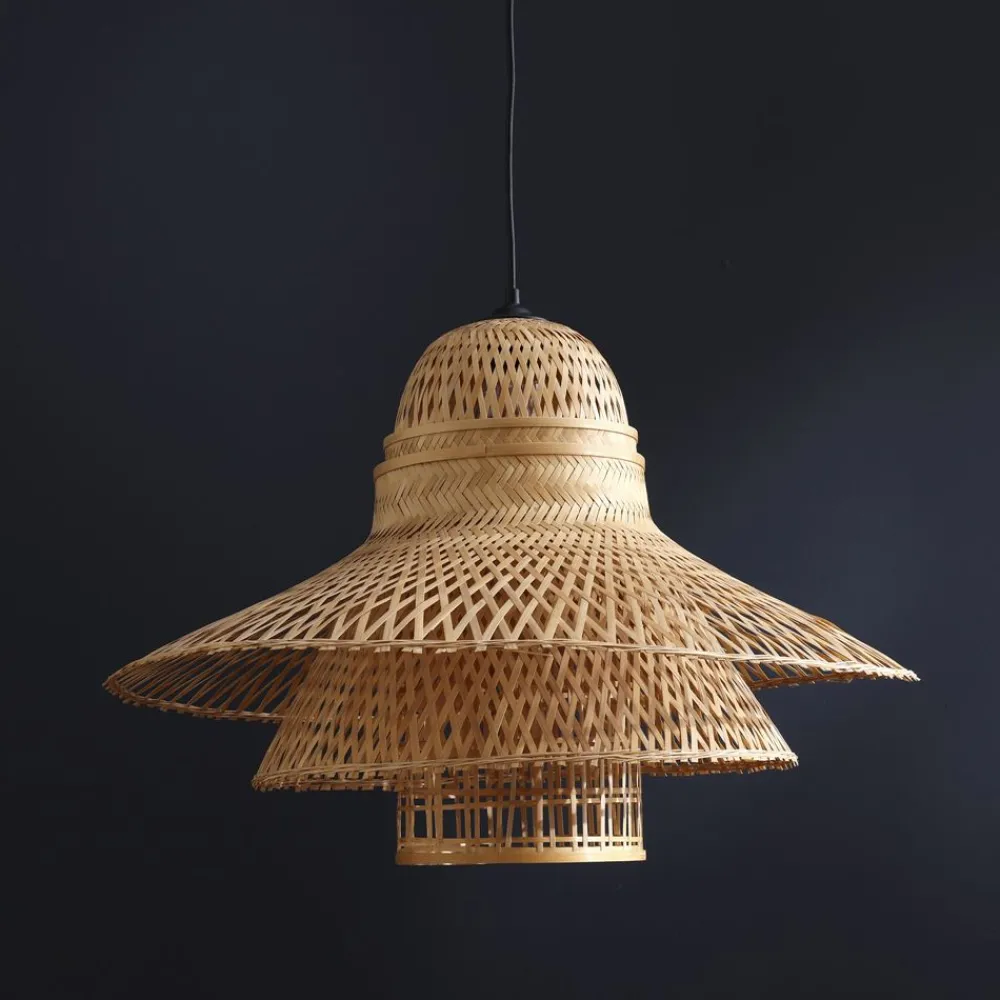 Becquet Suspension en bambou< Luminaire|Décoration