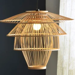Becquet Suspension en bambou< Luminaire|Décoration