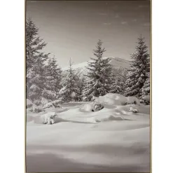 Becquet Tableau triptyque paysage enneigé< Décoration Murale|Décoration