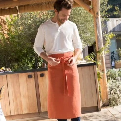 Becquet Tablier de bar en lin< Idées Cuisine|Idées Cuisine