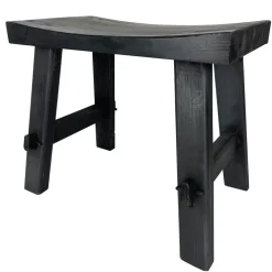 Becquet Tabouret style japonais en bois< Meuble, Étagère|Décoration