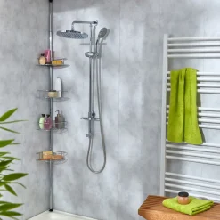 Becquet Étagère de douche télescopique inox< Accessoires De Salle De Bain|Idées Salle De Bain