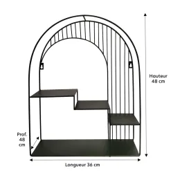 Becquet Étagère murale arrondie< Rangement, Gain De Place|Meuble, Étagère
