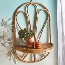 Becquet Étagère murale en rotin< Rangement, Gain De Place|Meuble, Étagère