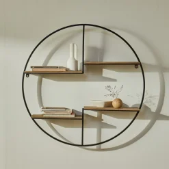 Becquet Étagère murale ronde< Rangement, Gain De Place|Meuble, Étagère