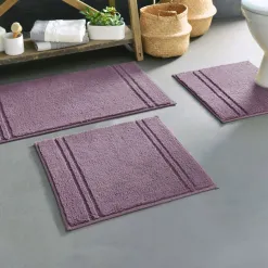 Becquet Tapis de bain coton à rayures - 1800 g/m²< Tapis De Bain, Tapis De Douche|Les Matières
