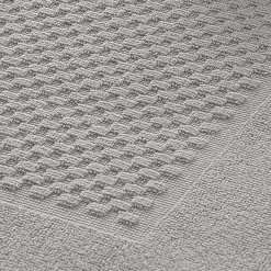 Becquet Tapis de bain coton jeu de reliefs - 800 g/m² - Lot de 2< Tapis De Bain, Tapis De Douche|Les Matières