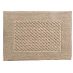 Becquet Tapis de bain coton jeu de reliefs - 800 g/m² - Lot de 2< Tapis De Bain, Tapis De Douche|Les Matières