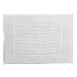 Becquet Tapis de bain coton jeu de reliefs - 800 g/m² - Lot de 2< Tapis De Bain, Tapis De Douche|Les Matières