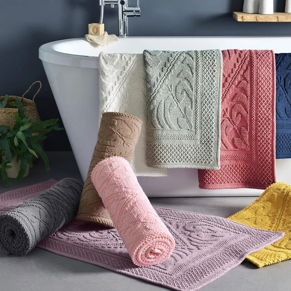 Becquet Tapis de bain décor jacquard - 1500 g/m²< Beauté, Bien-Être|Beauté, Bien-Être