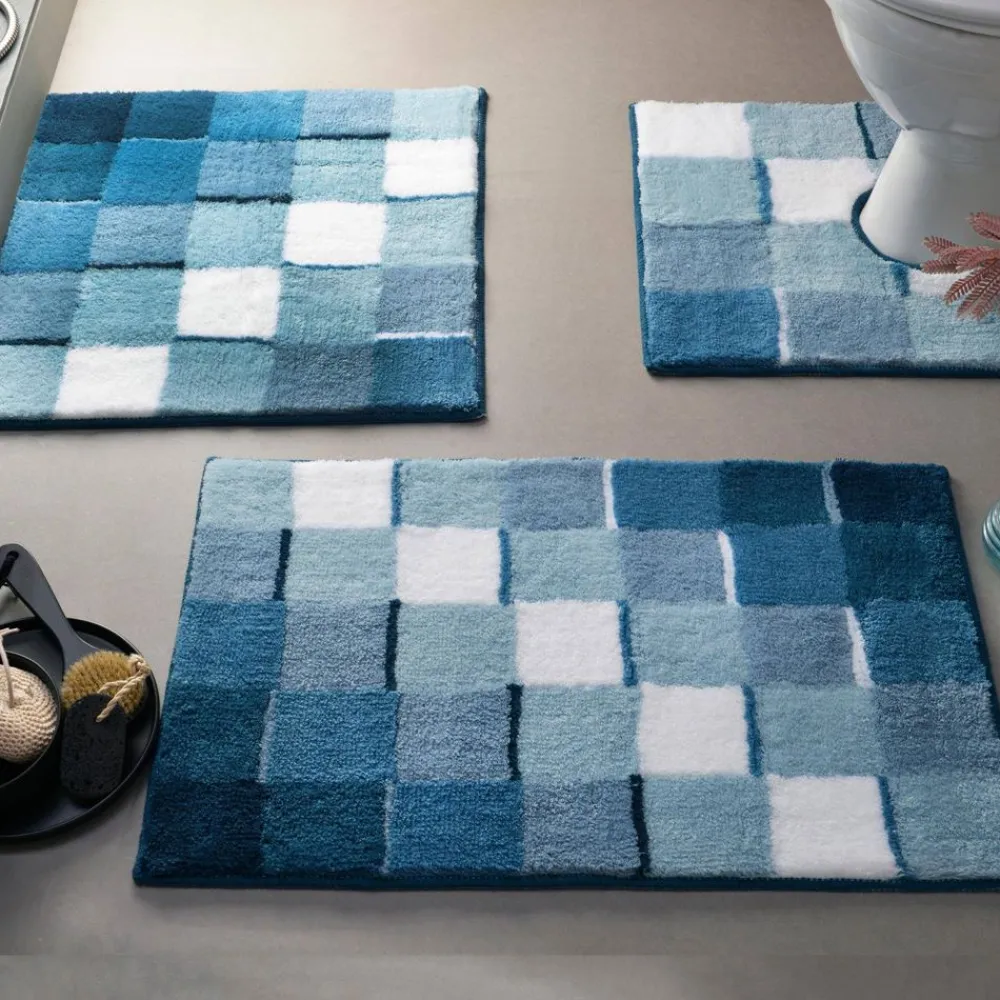 Becquet Tapis de bain effet mosaïque - 1850 g/m²< Tapis De Bain, Tapis De Douche