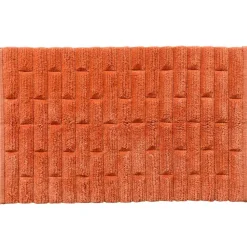Becquet Tapis de bain en coton antidérapant motif briques< Tapis De Bain, Tapis De Douche|Les Matières