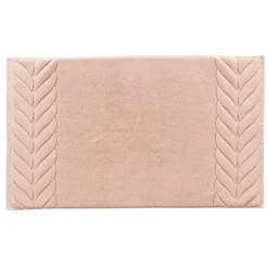 Becquet Tapis de bain en coton motif tresse< Tapis De Bain, Tapis De Douche|Les Matières