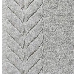 Becquet Tapis de bain en coton motif tresse< Tapis De Bain, Tapis De Douche|Les Matières