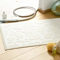 Becquet Tapis de bain motif coquillage - 800 g/m²< Tapis De Bain, Tapis De Douche