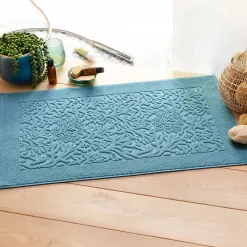 Becquet Tapis de bain motif coraux - 800 g/m² - CRÉATION< Tapis De Bain, Tapis De Douche