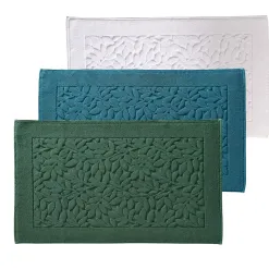 Becquet Tapis de bain, motif feuillage - 800 g/m²< Tapis De Bain, Tapis De Douche|Les Matières