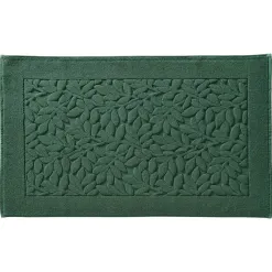 Becquet Tapis de bain, motif feuillage - 800 g/m²< Tapis De Bain, Tapis De Douche|Les Matières