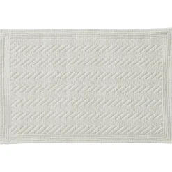 Becquet Tapis de bain motif zig-zag - 1500 g/m²< Tapis De Bain, Tapis De Douche|Les Matières