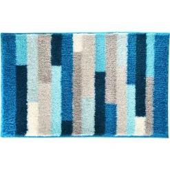 Becquet Tapis de bain rayé multicolore -1800 g/m²< Tapis De Bain, Tapis De Douche