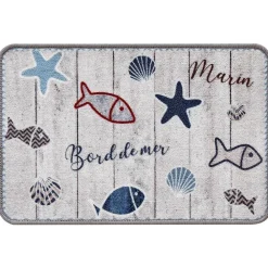 Becquet Tapis de cuisine bord de mer< Tapis D'Entrée, Tapis De Cuisine|Idées Cuisine