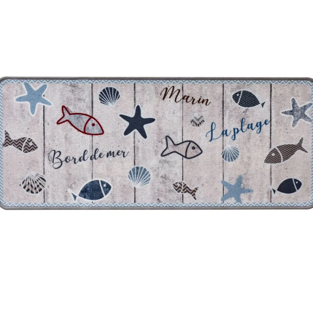 Becquet Tapis de cuisine bord de mer< Tapis D'Entrée, Tapis De Cuisine|Idées Cuisine