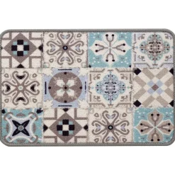 Becquet Tapis de cuisine motif carreaux de ciment< Tapis D'Entrée, Tapis De Cuisine|Idées Cuisine