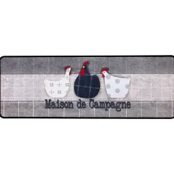 Becquet Tapis de cuisine poules< Tapis D'Entrée, Tapis De Cuisine|Idées Cuisine