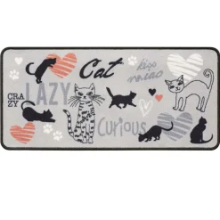 Becquet Tapis d'entrée motif chats< Tapis D'Entrée, Tapis De Cuisine|Idées Cuisine
