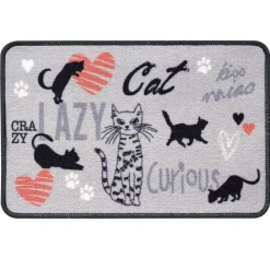 Becquet Tapis d'entrée motif chats< Tapis D'Entrée, Tapis De Cuisine|Idées Cuisine