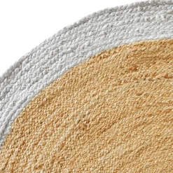 Becquet Tapis rond en jute< Rideau Et Déco Textile|Tapis
