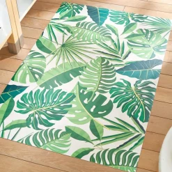 Becquet Tapis vinyle décor végétal< Tapis D'Entrée, Tapis De Cuisine
