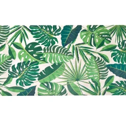 Becquet Tapis vinyle décor végétal< Tapis D'Entrée, Tapis De Cuisine