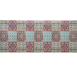 Becquet Tapis vinyle effet mosaïque< Tapis D'Entrée, Tapis De Cuisine