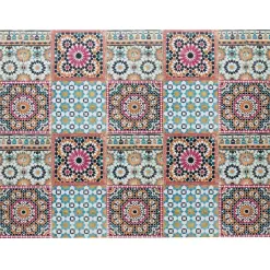 Becquet Tapis vinyle effet mosaïque< Tapis D'Entrée, Tapis De Cuisine