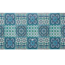 Becquet Tapis vinyle effet mosaïque< Tapis D'Entrée, Tapis De Cuisine